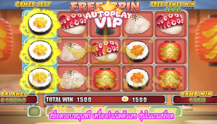 สล็อตรอบหมุนฟรี เครื่องกำเนิดตัวเลข สุ่มในเกมสล็อต