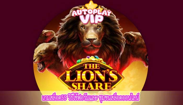 เกมสล็อต55 วิธีใช้ฟอรัมและ ชุมชนสล็อตออนไลน์